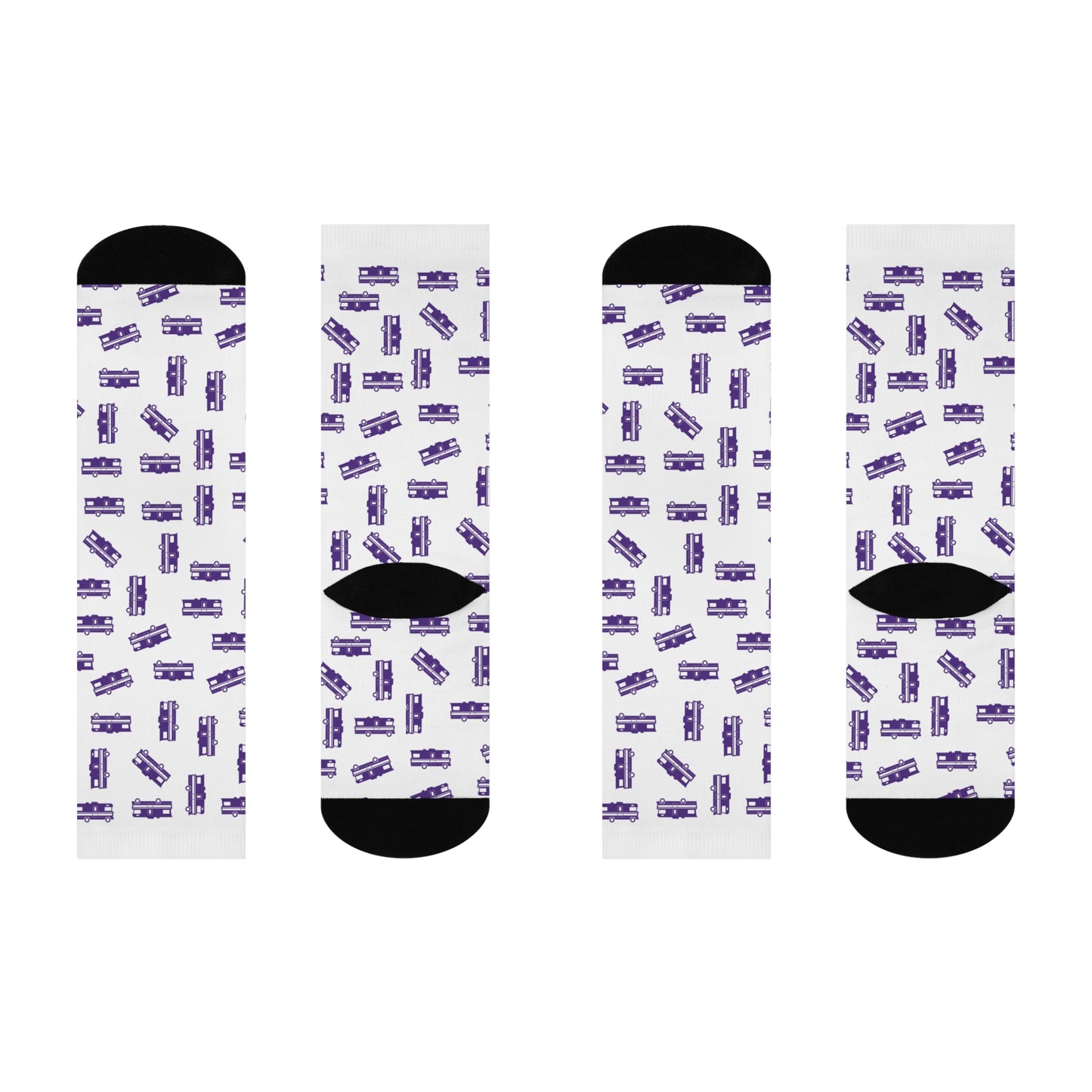 Modern Party Box RV Crew Socks