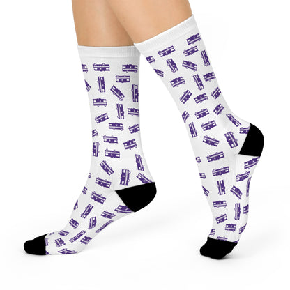 Modern Party Box RV Crew Socks