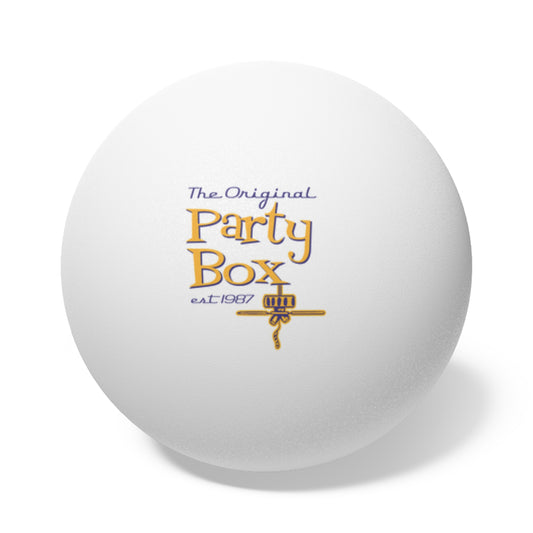 Party Ping Pong Balls, 6-Pack