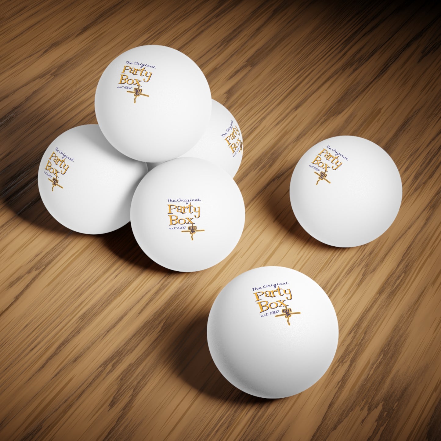 Party Ping Pong Balls, 6-Pack